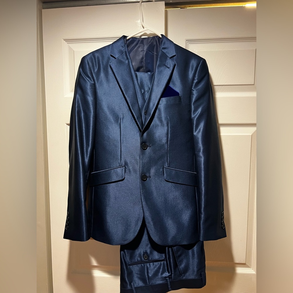 Navy Blue Tux Set 🤵🏽‍♂️🤵🏽